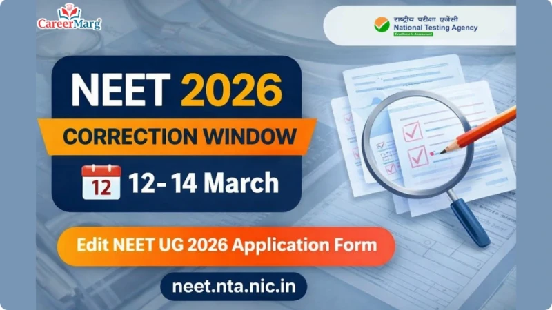 NEET 2026 Correction Window Open