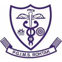 Pt Bhagwat Dayal Sharma Post Graduate Institute of Medical Sciences (PGIMS) Rohtak Logo